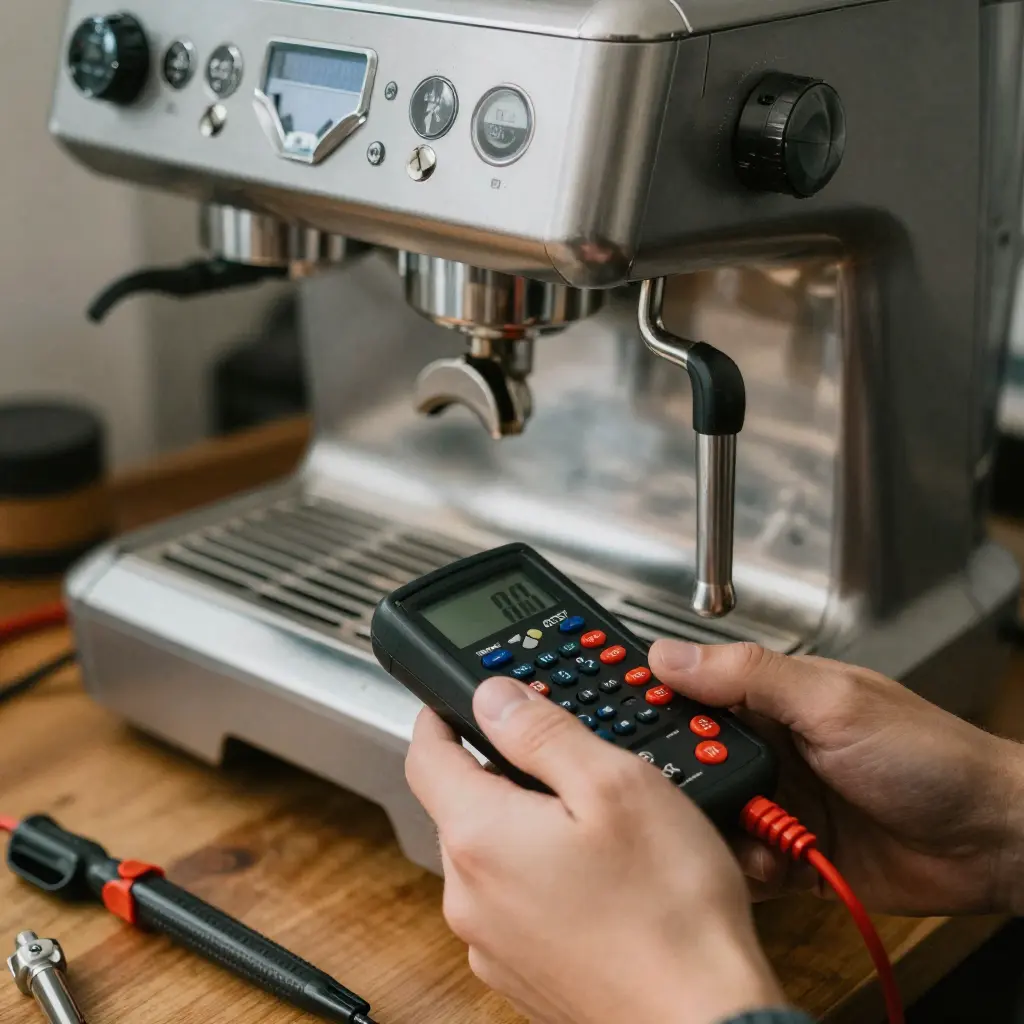 Reparación profesional de máquina de espresso